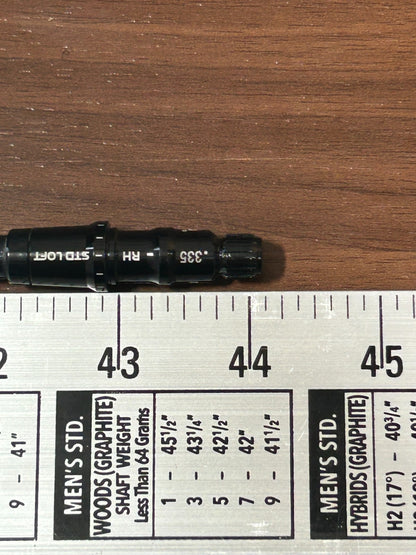 Graphite Design TOUR AD MJ-7 Stiff Driver Shaft 44.125 in TaylorMade *269320