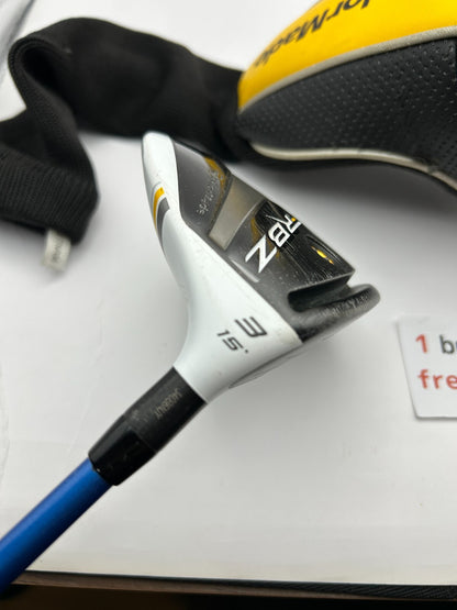 TaylorMade RBZ Stage 2 3W 15 Fairway wood Speeder NX 50 Stiff RH Head Cover 9381