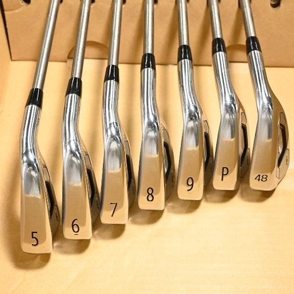 Titleist AP3 718 Iron Set 5 W 7 Clubs Aerotech SteelFiber i80 R RH Used6