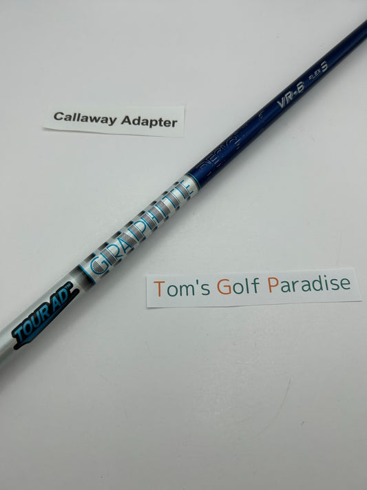 Graphite Design TOUR AD VR 6 Stiff Driver Shaft 44.125 in Callaway adapter *22240
