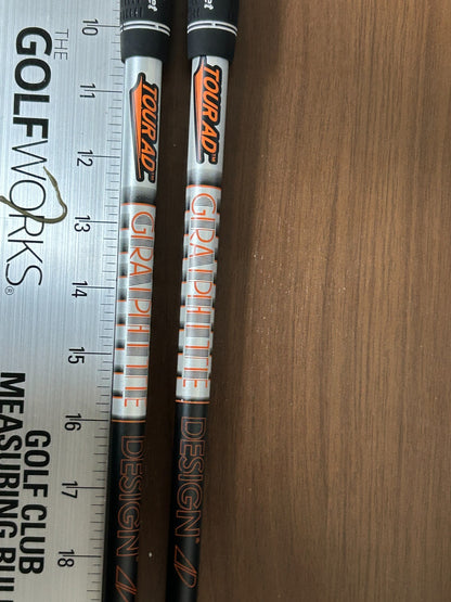 Graphite Design TOUR AD IZ 6 S Fairway Wood Shaft Set of 2 Cobra adapter *230016