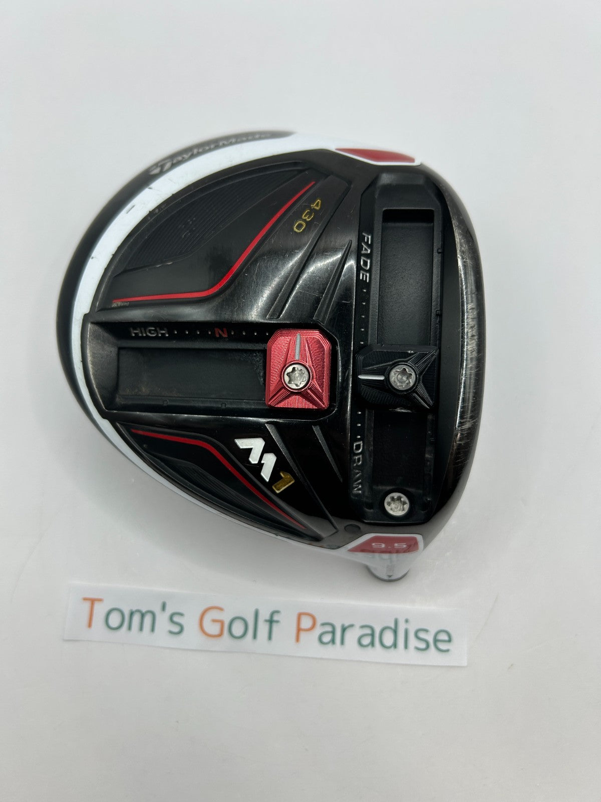 TaylorMade M1 430 9.5 driver head only right handed golf from japan 36070