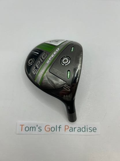 Callaway EPIC SPEED TRIPLE Diamond TAF Serial 5W 18 driver head only RH 35190