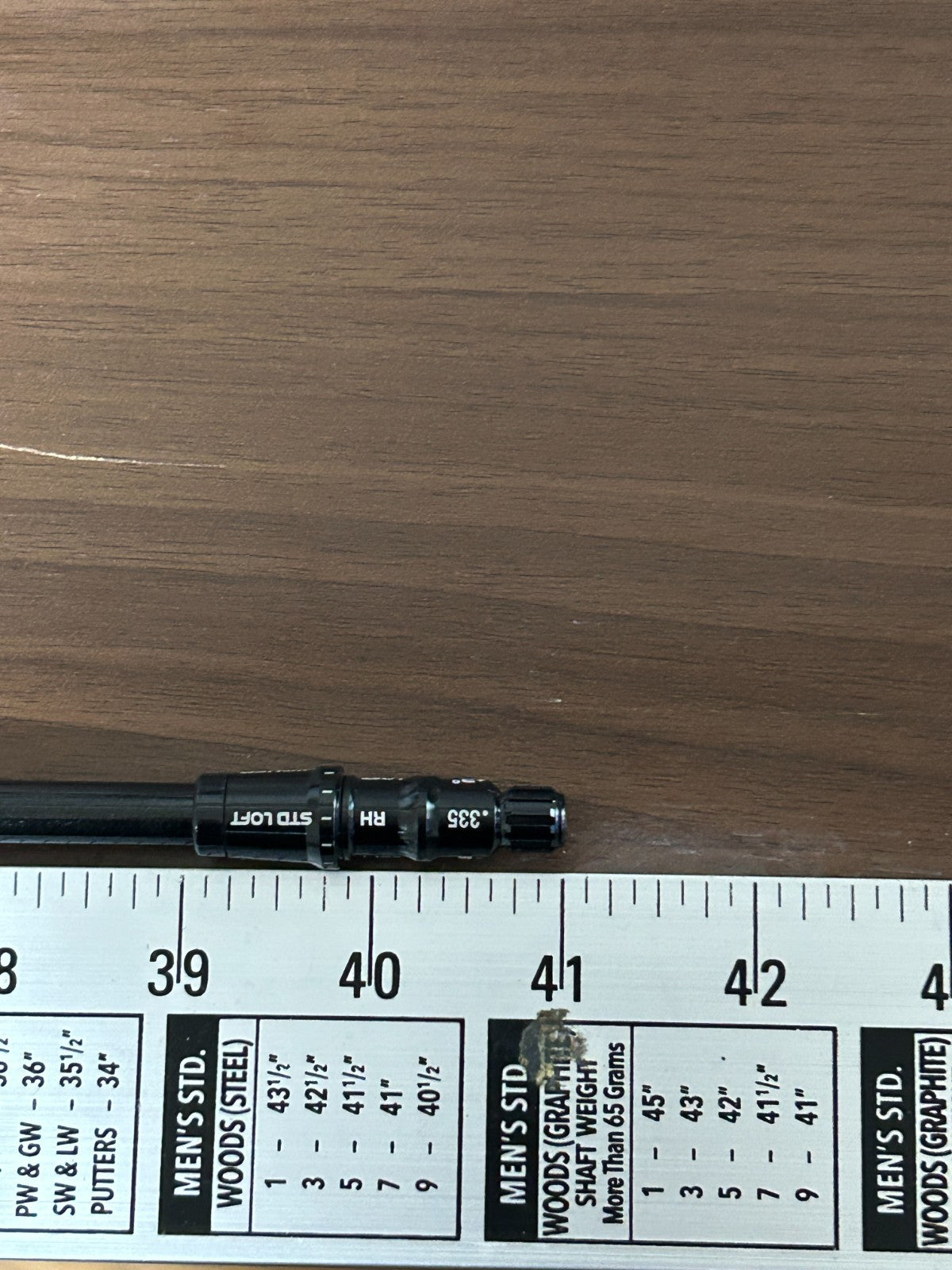 Graphite Design TOUR AD CQ 6 S Fairway Wood Shaft 41 in TaylorMade adapter *204319