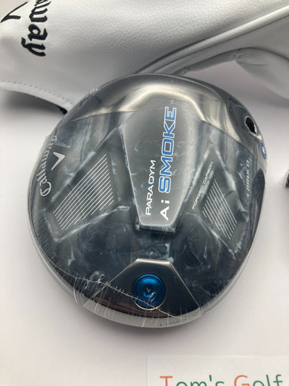 Callaway Paradym Ai Smoke Max D 10.5 Driver Head Only With Head Cover RH NEW4