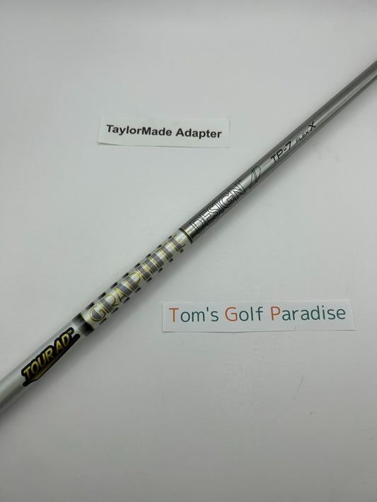 Graphite Design TOUR AD TP 7 X Driver Shaft 44.25 in TaylorMade Adapter *22010