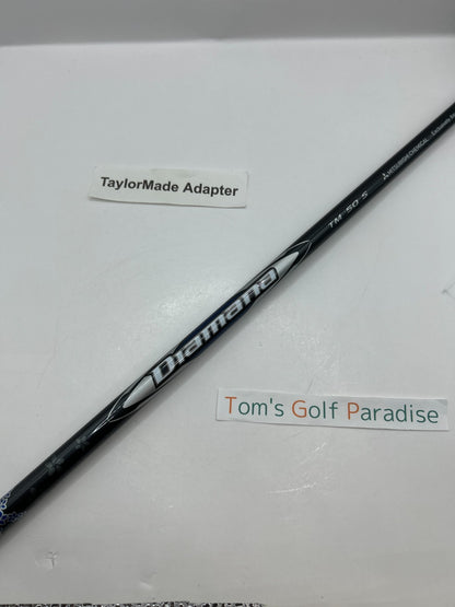 Mitsubishi Diamana BLUE TM50 S Driver Shaft 44.375 in TaylorMade adapter *30350