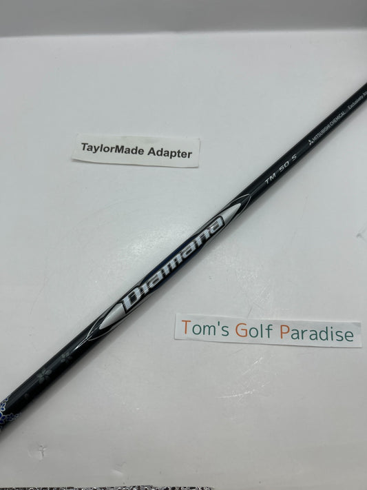 Mitsubishi Diamana BLUE TM50 S Driver Shaft 44.375 in TaylorMade adapter *30350