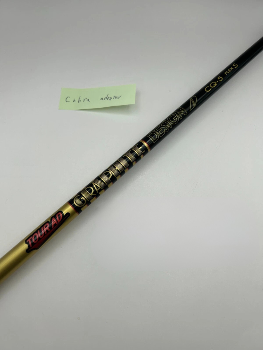 Graphite Design TOUR AD CQ-5 Stiff Driver Shaft 43.75 in Cobra Adapter *10840