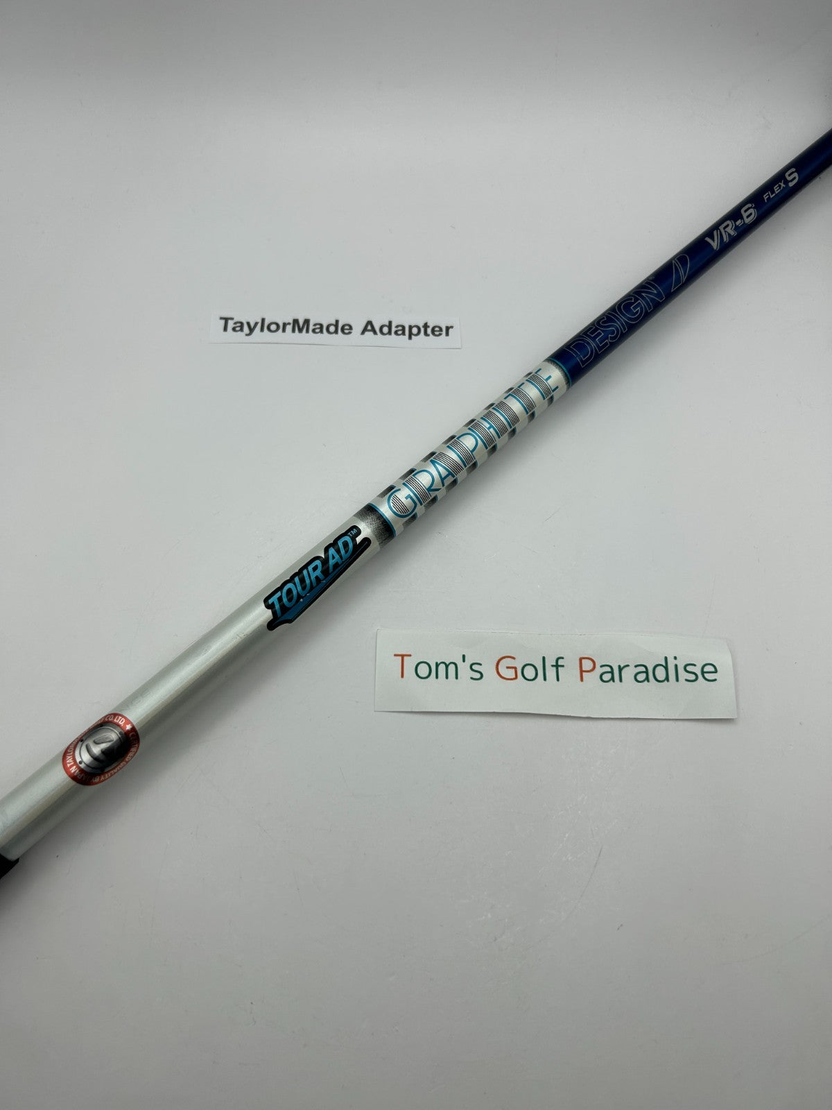 Graphite Design TOUR AD VR 6 S Driver Shaft 44.125 in TaylorMade Adapter *20950