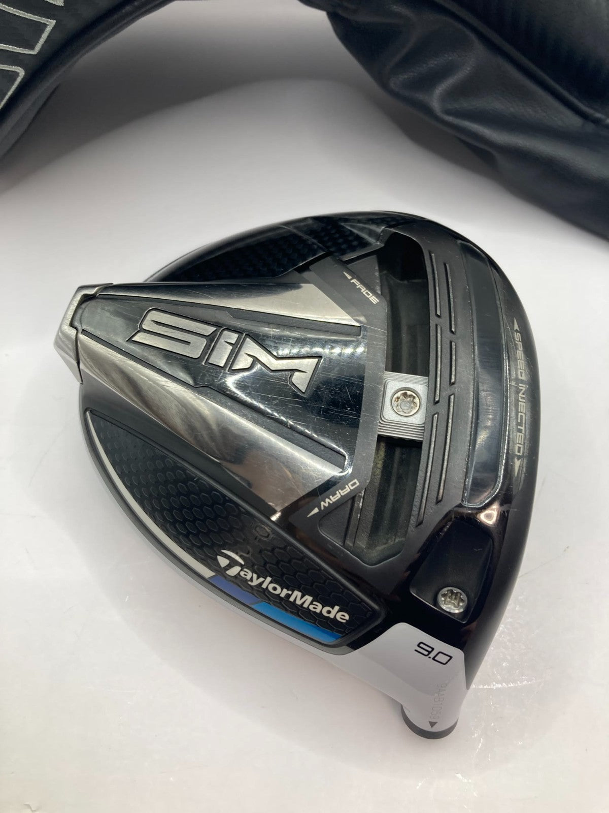 TaylorMade SIM 9.0 driver head only with head cover right handed from japan 40693