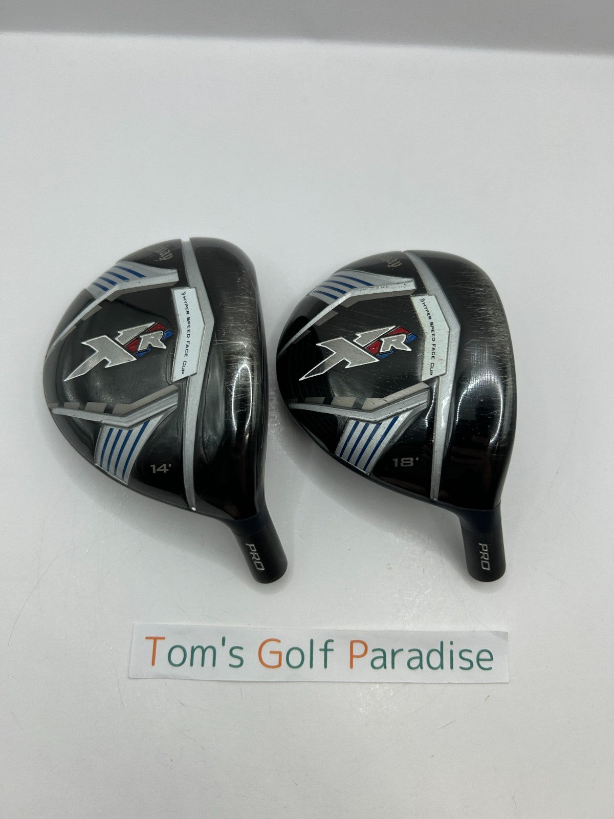 Callaway XR Pro 3W 14 5W 18 Fairway Wood Heads Only 2pcs RH From Japan 39270