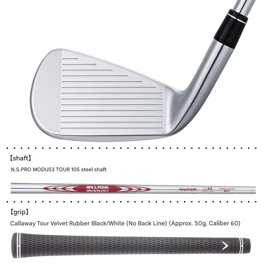 Callaway X Forged MAX Star Iron 2025 5 piece set #6 PW NS PRO MODUS3 TOUR 105 S2
