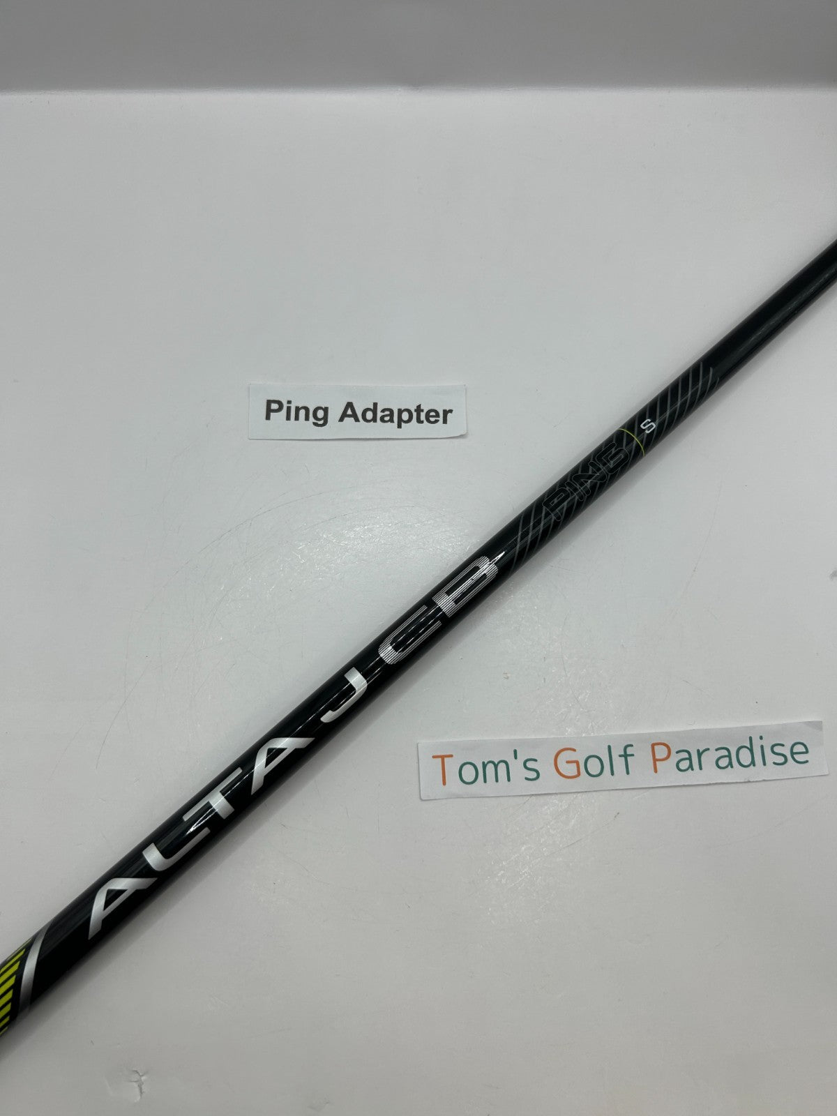 PING ALTA J CB BLACK Stiff Driver Shaft 44.5 in Ping Adapter *30490