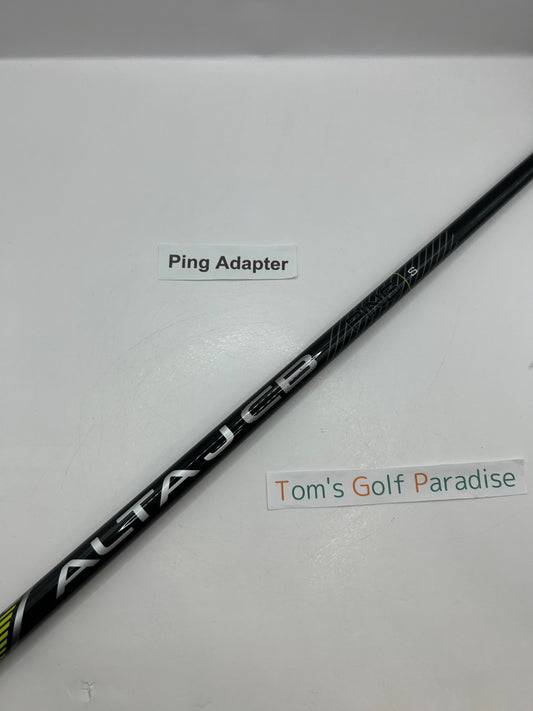 PING ALTA J CB BLACK Stiff Driver Shaft 44.5 in Ping Adapter *30490