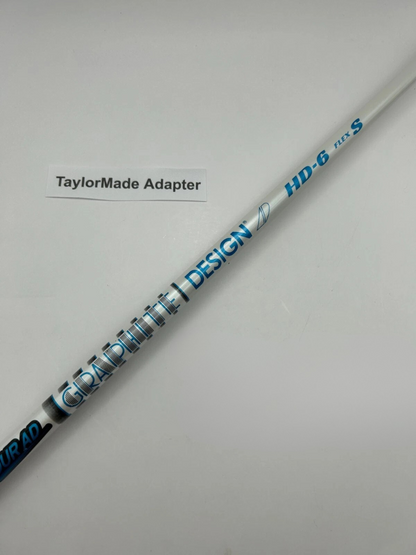 Graphite Design TOUR AD HD 6 Stiff Driver Shaft 44 in TaylorMade Adapter *8510