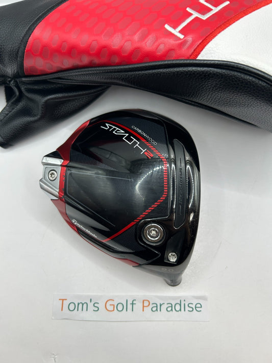 Taylormade Stealth2 9.0 driver head only with head cover Right Handed 39360