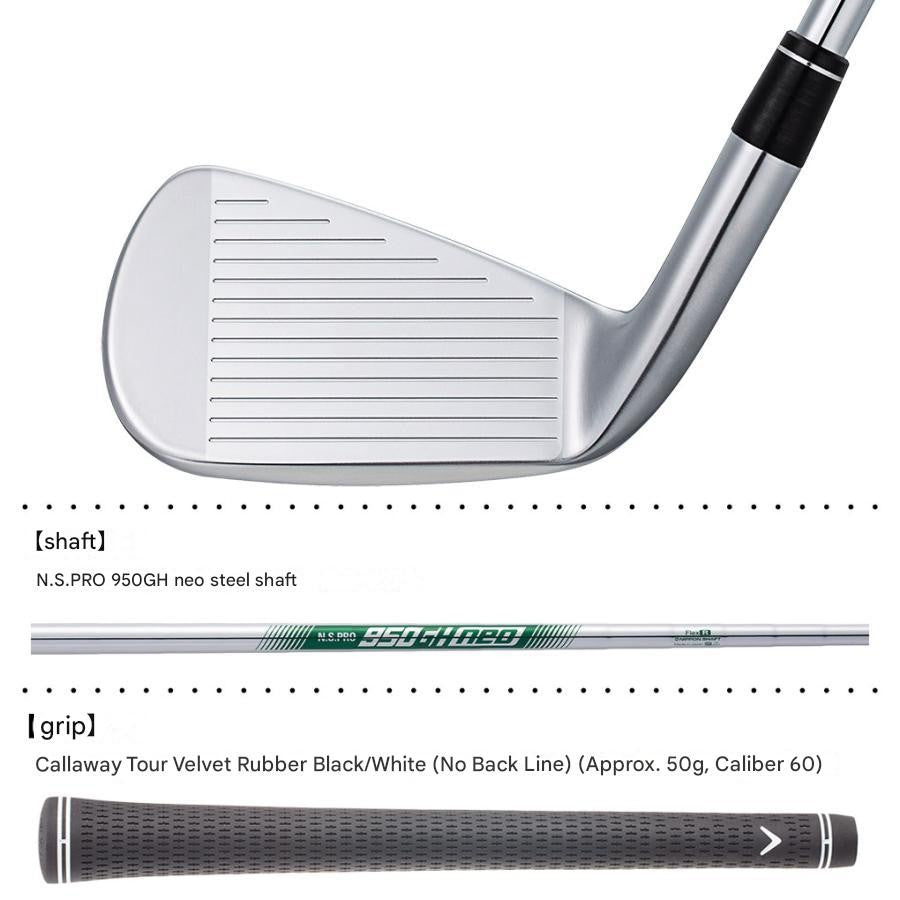 Callaway X Forged MAX Star Iron 2025 5 piece set #6 PW N.S.PRO 950GH neo Stiff2