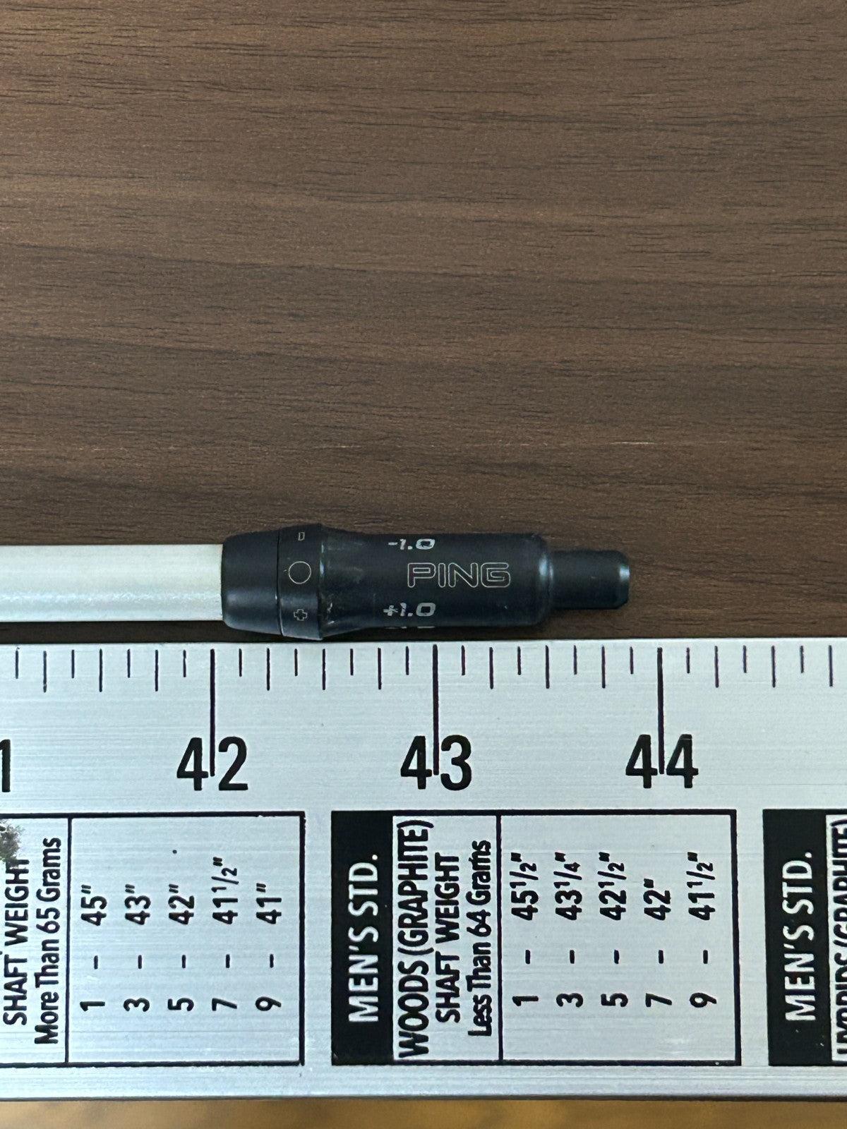 Graphite Design TOUR AD HD 7 Stiff Driver Shaft 43.875 in Ping adapter *235420
