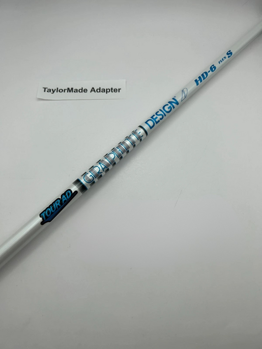 Graphite Design TOUR AD HD 6 Stiff Driver Shaft 44.125in TaylorMade Adapter 15090