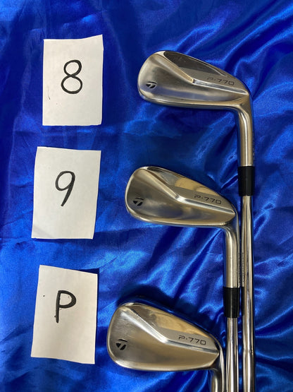TaylorMade P770 2020 Iron Set 5 PW 6pcs Dynamic Gold EX Tour Issue X100 RH 401514