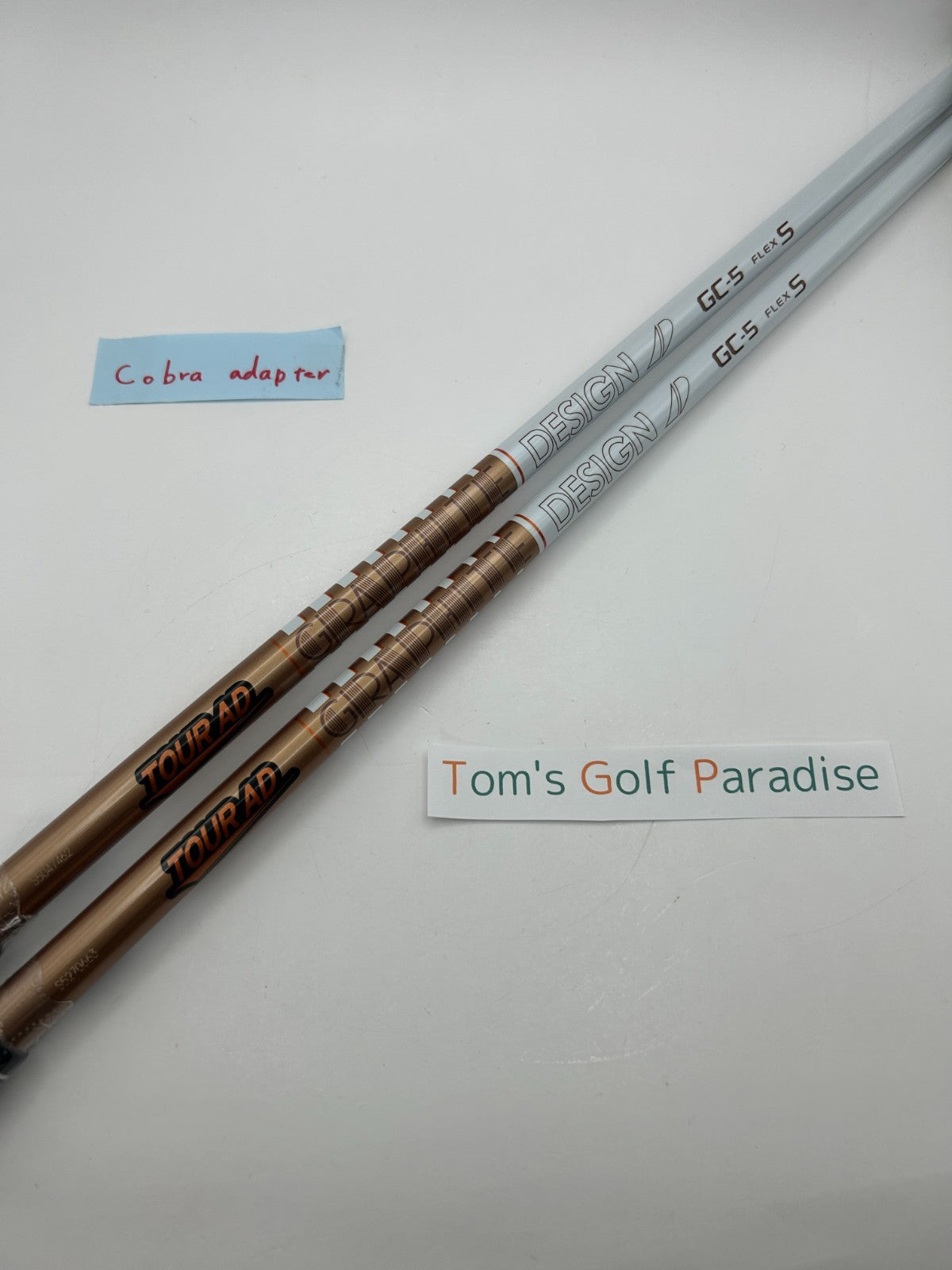Graphite Design TOUR AD GC 5 S Fairway Wood Shaft Set of 2 Cobra adapter *23110