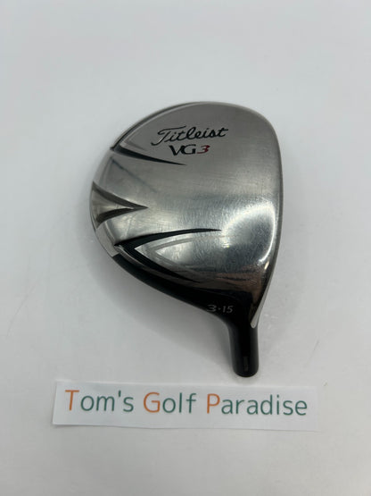 Titleist VG3 3W 15 Fairway Wood Head Only Right Handed From Japan 36030