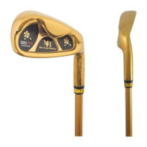 MUTSUMI HONMA Golf Iron Set 5 PW MH 777 RH Gold One Length graphit FLEX SR1