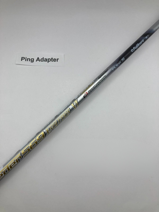 Fujikura Speeder 569 EVOLUTION Ⅵ Stiff 5W Shaft 42 in Ping Adapter *643 NEW0