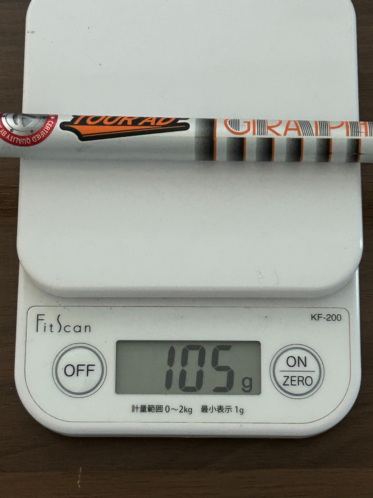 Graphite Design TOUR AD IZ 6 S Fairway Wood Shaft 40.75 in No adapter *241822