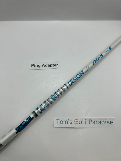 Graphite Design TOUR AD HD 5 Stiff Driver Shaft 43.75 in Ping Adapter *28150