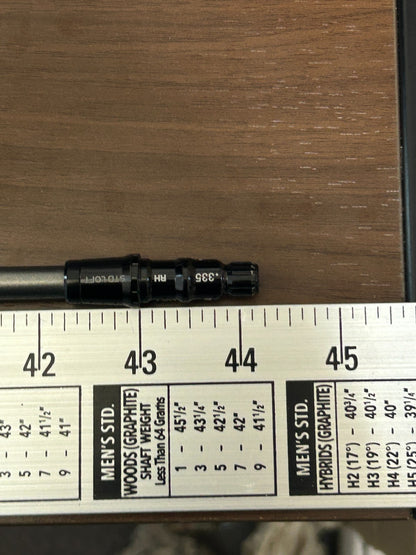 Graphite Design TOUR AD XC-6 S Driver Shaft 44.125 in TaylorMade Adapter *268720