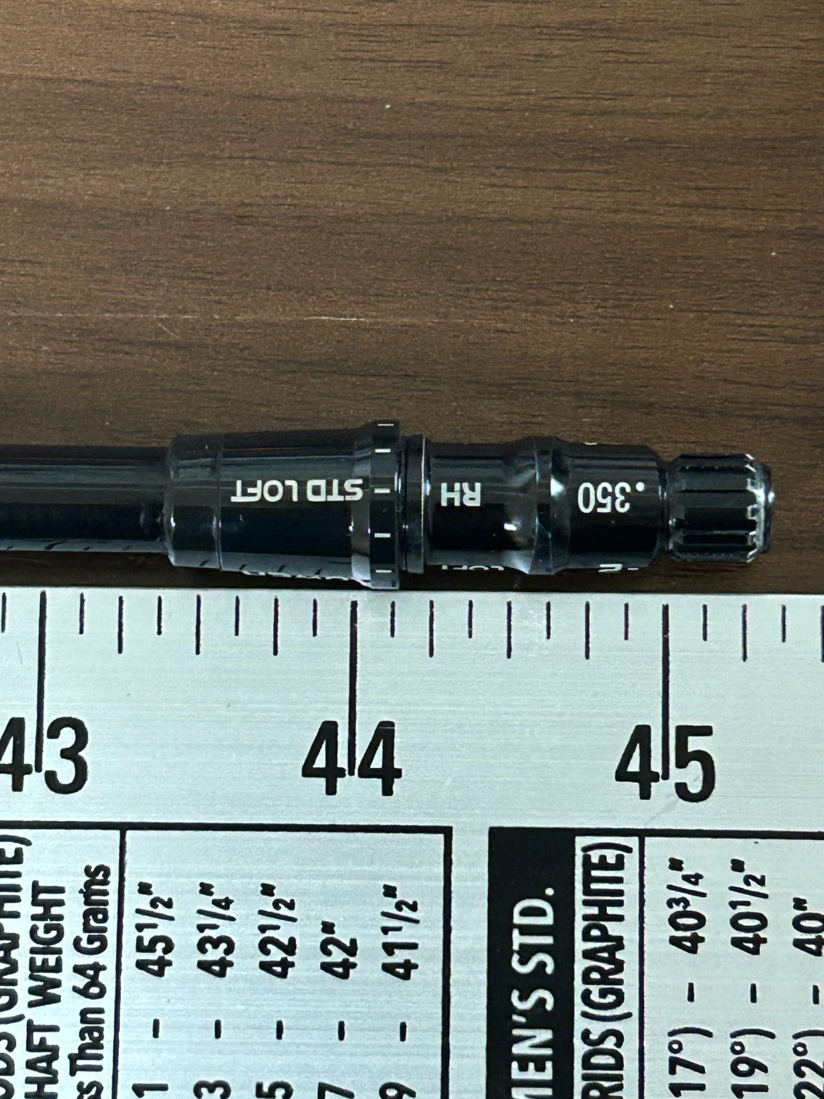 Mitsubishi M1 TM1 117 Stiff Driver shaft 45.25 in TaylorMade adapter *243018