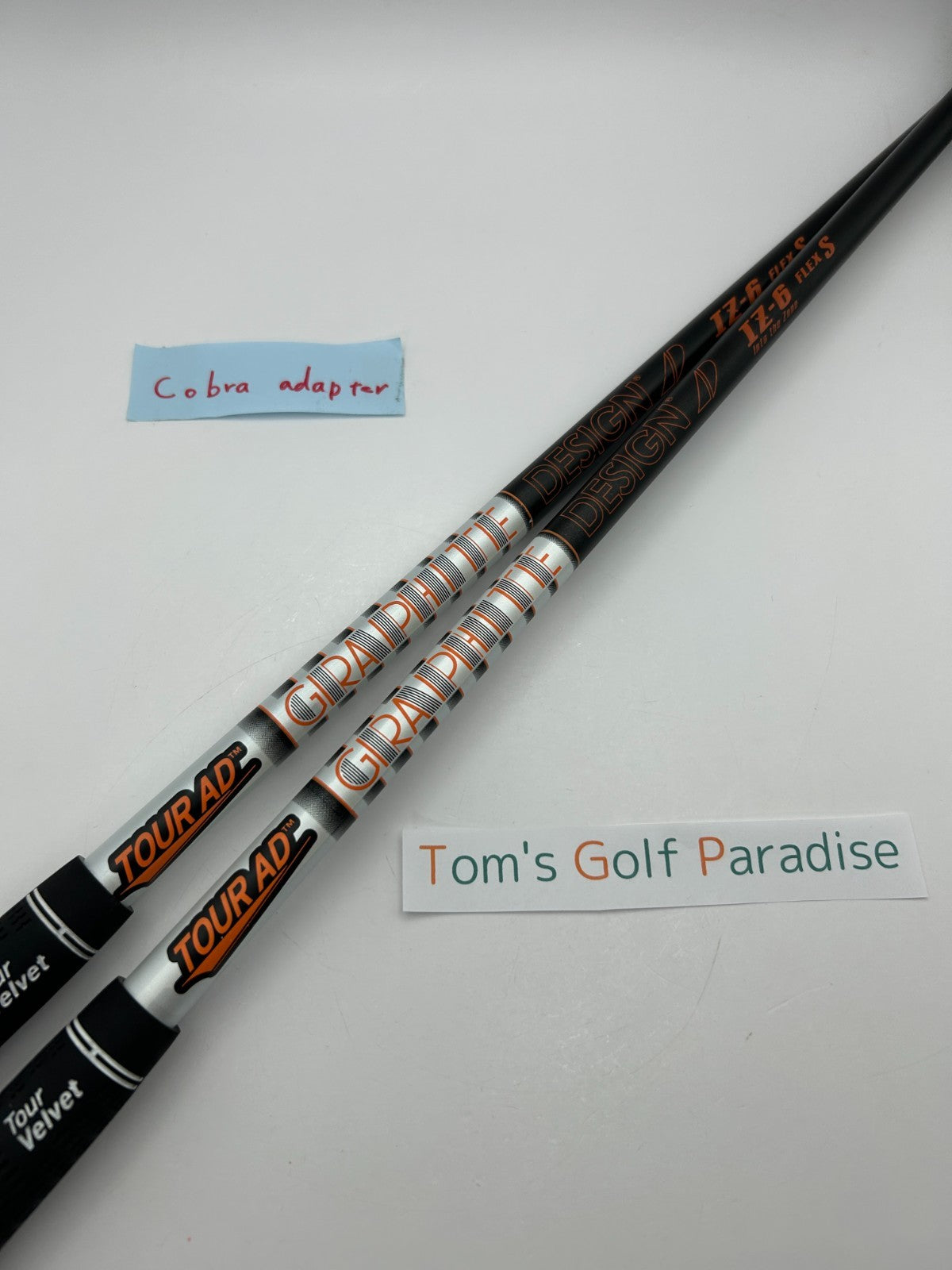 Graphite Design TOUR AD IZ 6 S Fairway Wood Shaft Set of 2 Cobra adapter *23000