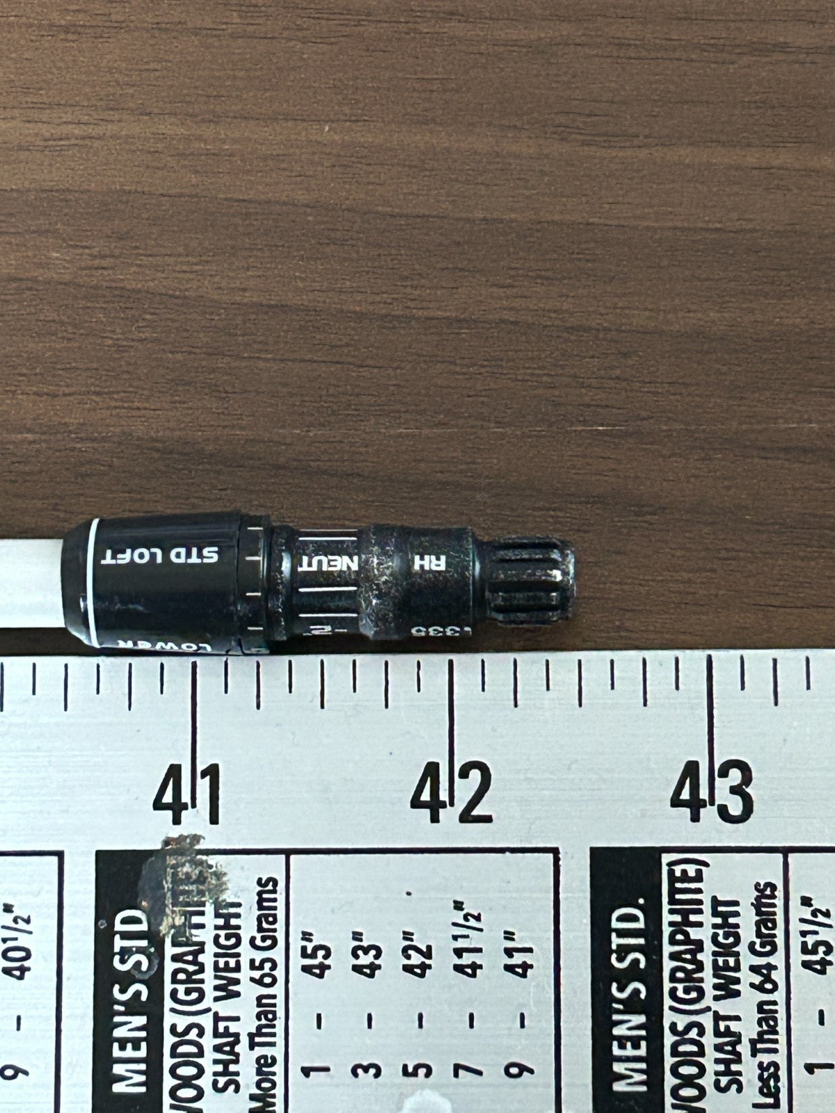 Mitsubishi M2 TM1 316 L Flex Driver shaft 42.5 in TaylorMade adapter *182818
