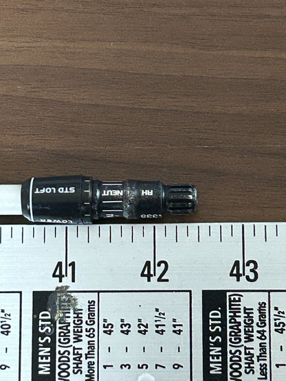 Mitsubishi M2 TM1 316 L Flex Driver shaft 42.5 in TaylorMade adapter *182818