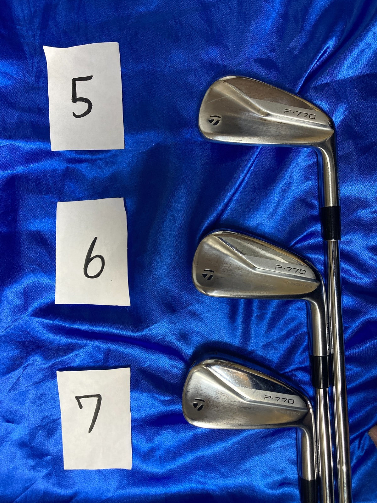 TaylorMade P770 2020 Iron Set 5 PW 6pcs Dynamic Gold EX Tour Issue X100 RH 401512