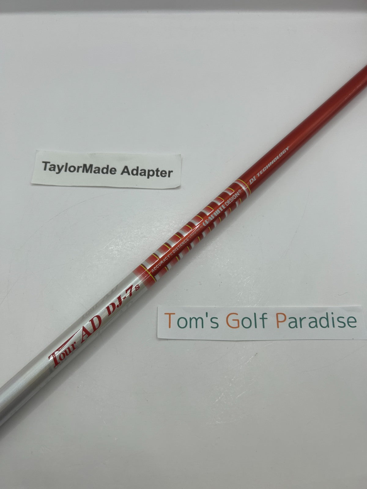 Graphite Design TOUR AD DJ-7 Stiff Driver Shaft TaylorMade adapter *26400
