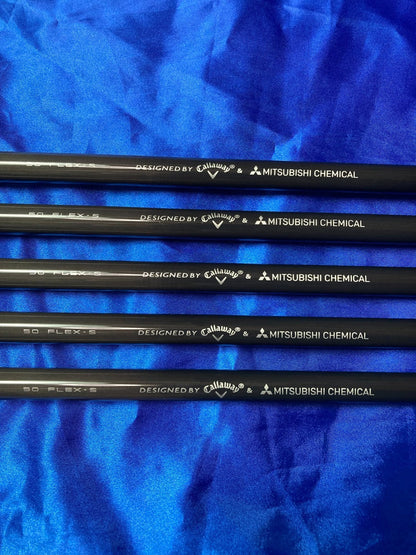 5pcs Mitsubishi TENSEI 50 for Callaway Stiff Driver Shaft 44.25 Adapter TV NEW7
