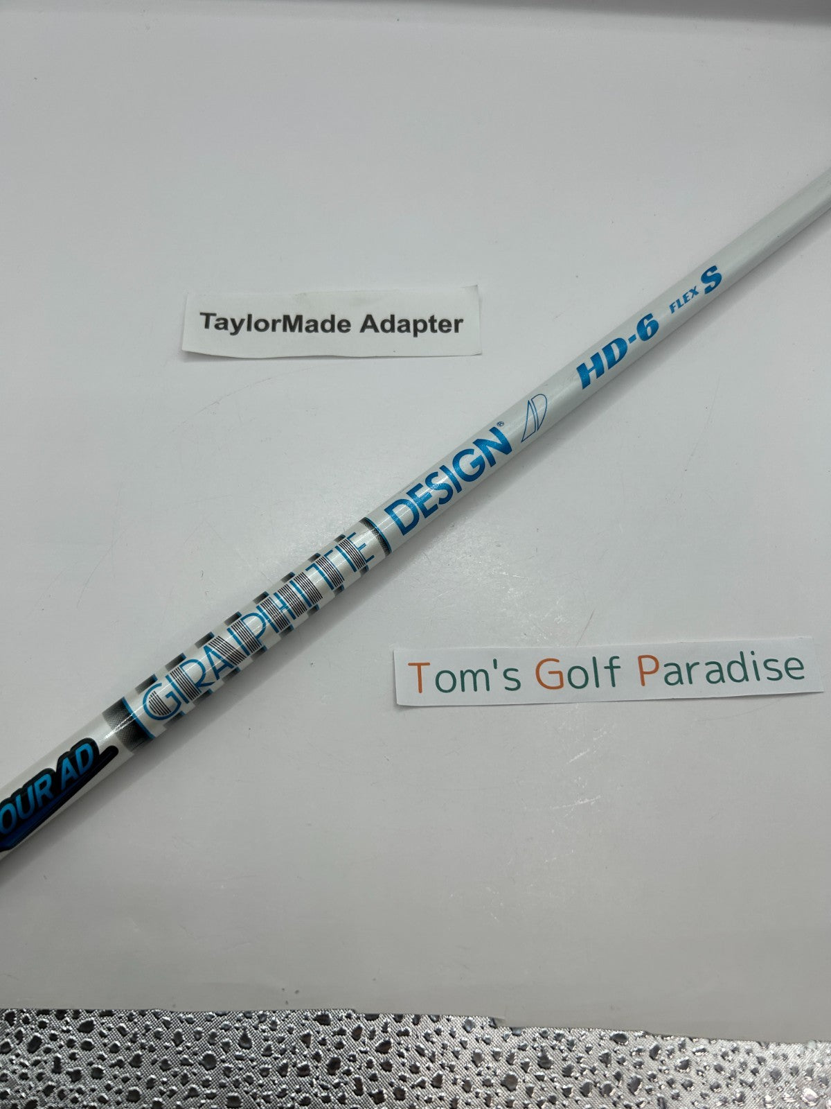Graphite Design TOUR AD HD 6 Stiff Driver Shaft 44.125 in TaylorMad adapter 25420