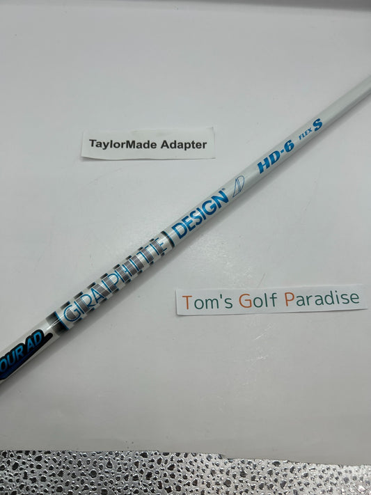 Graphite Design TOUR AD HD 6 Stiff Driver Shaft 44.125 in TaylorMad adapter 25420
