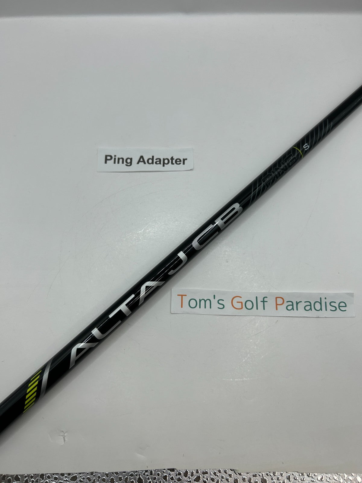 PING ALTA J CB BLACK Stiff Driver Shaft 44.675 in Ping Adapter *30480