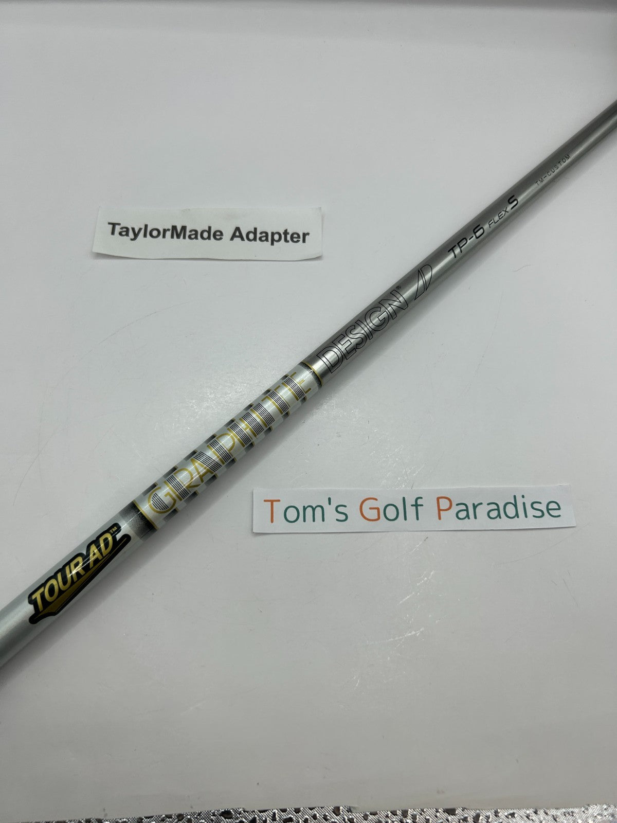 Graphite Design TOUR AD TP 6 Stiff Driver Shaft 44 in Taylormade Adapter *25820