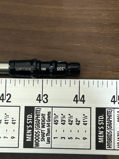 Graphite Design TOUR AD TP 6 Stiff Driver Shaft 44 in Taylormade Adapter *258220
