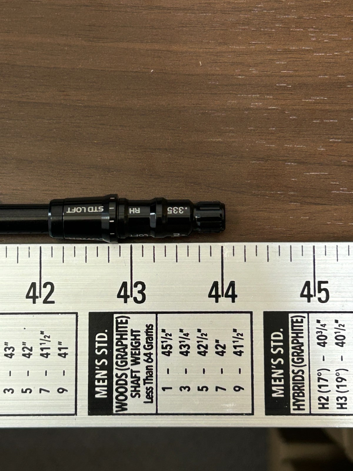 Graphite Design TOUR AD CQ 6 Stiff Driver Shaft 44 in TaylorMade adapter *276020