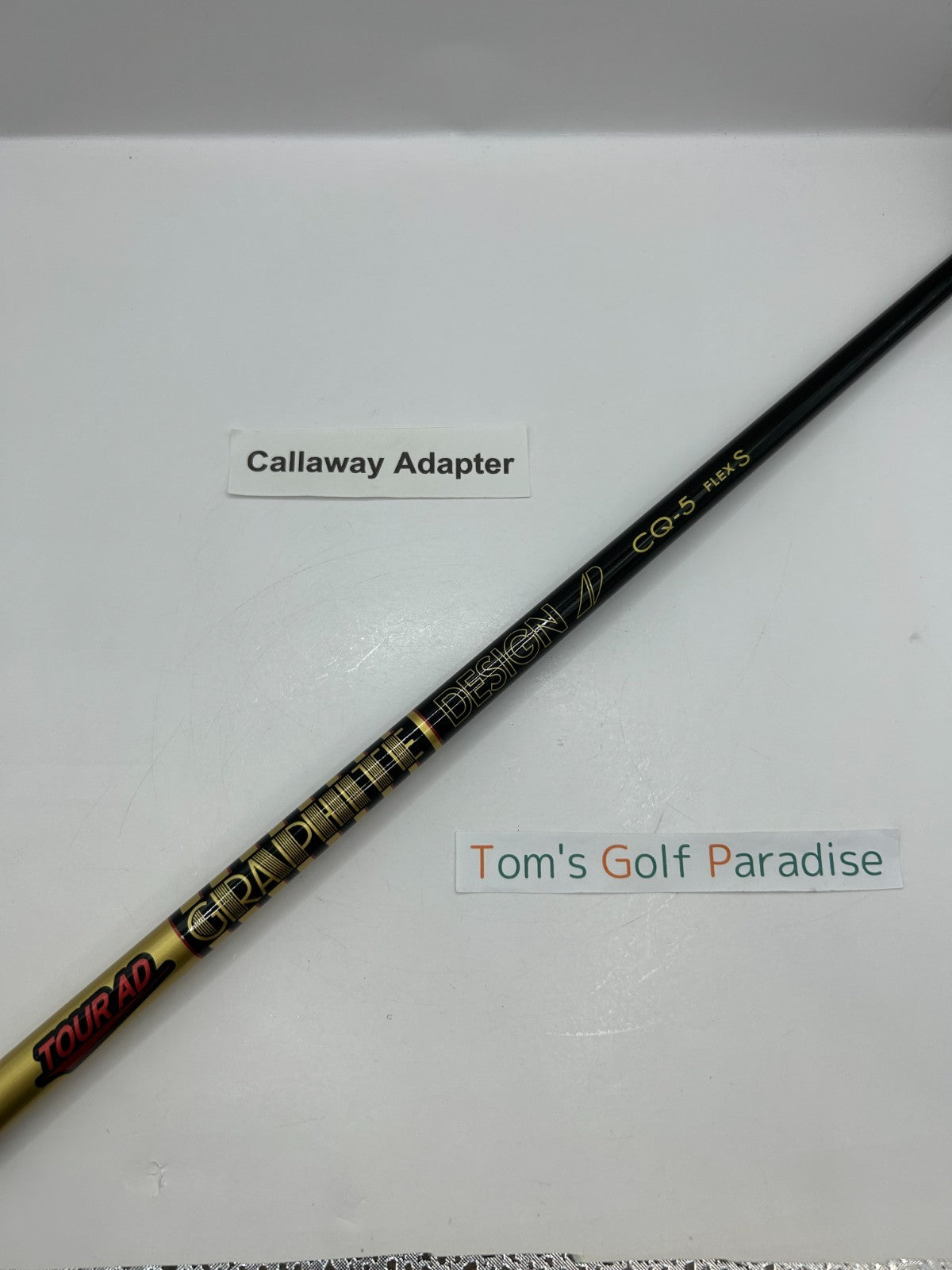 Graphite Design TOUR AD CQ 5 S driver Shaft 43.5 in Callaway adapter *30900