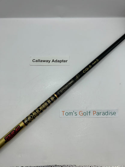Graphite Design TOUR AD CQ 5 S driver Shaft 43.5 in Callaway adapter *30900
