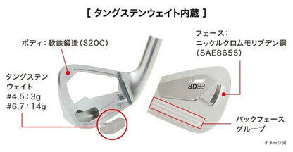 PRGR 02 2023 Iron Set 5pcs 6 PW N.S.PRO MODUS3 TOUR 105 Steel S Flex RH New3