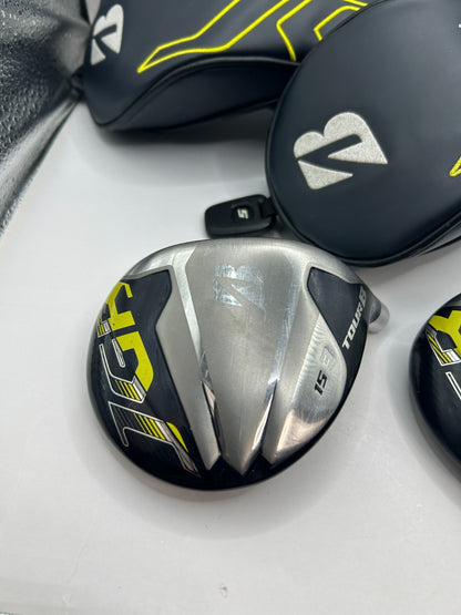 Bridgestone TOUR B JGR 3W 5W Fairway Wood Heads Only Set Right Handed 38386