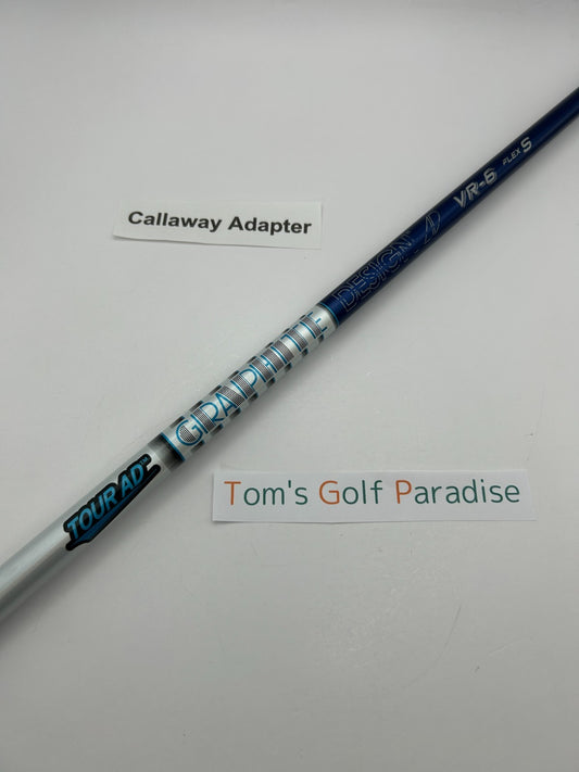 Graphite Design TOUR AD VR-6 Stiff Driver Shaft 44 in Callaway Adapter *22610